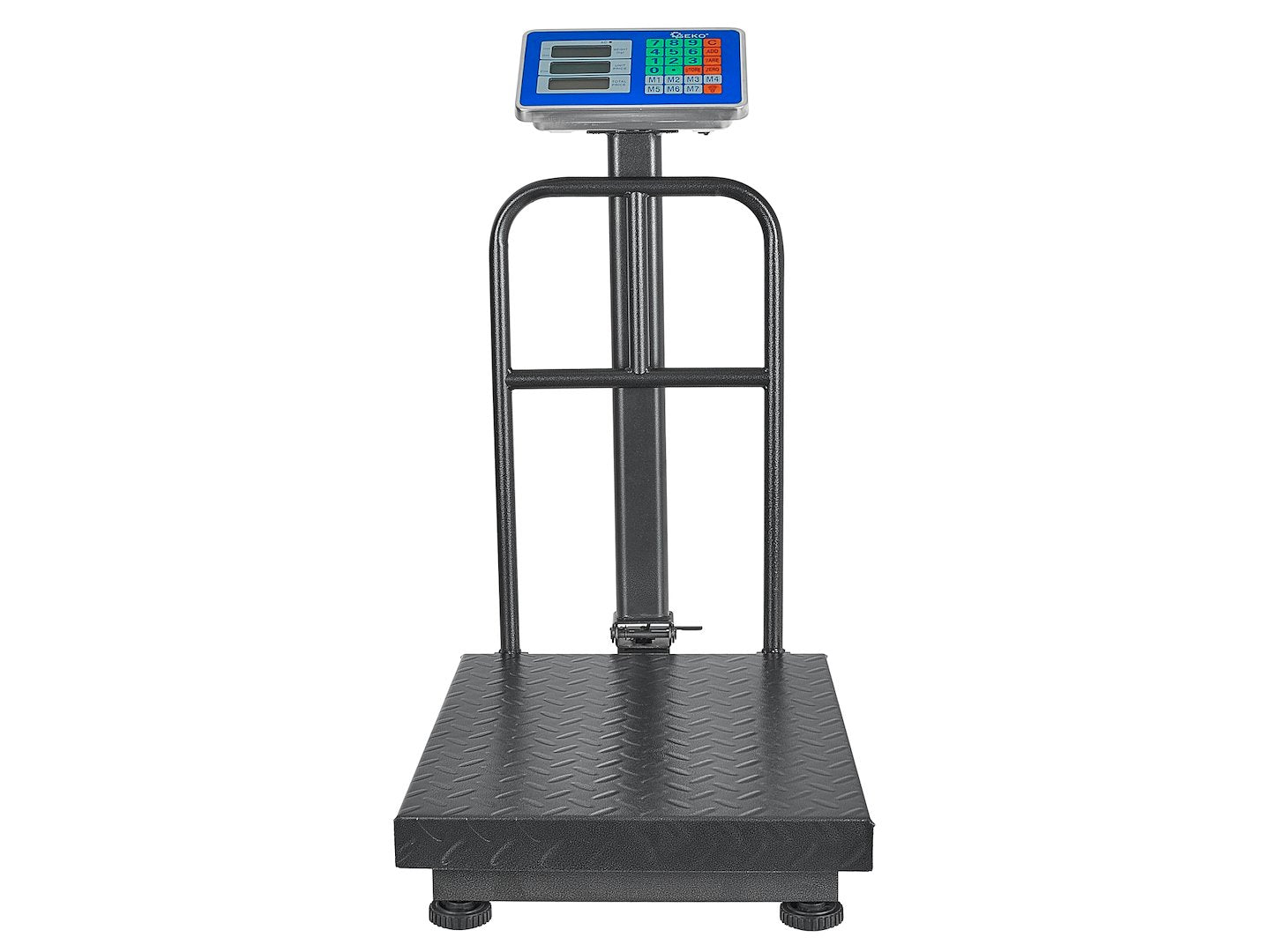 Bilancia a piattaforma con display LCD, portata 300 kg Geko