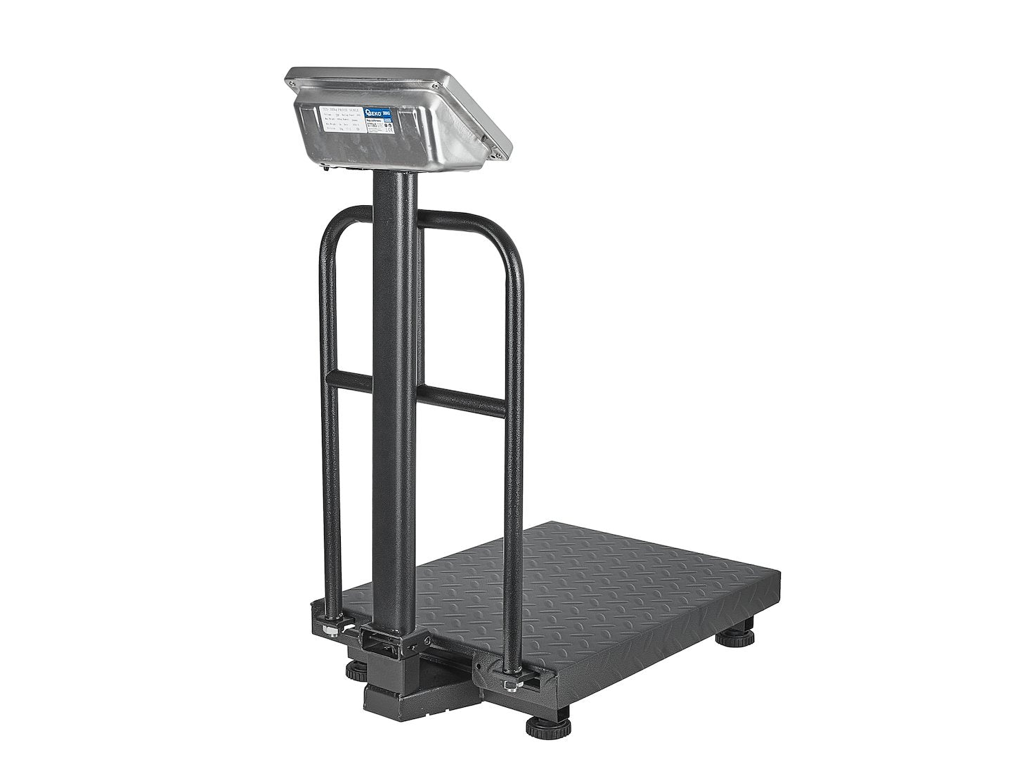 Bilancia a piattaforma con display LCD, portata 300 kg Geko