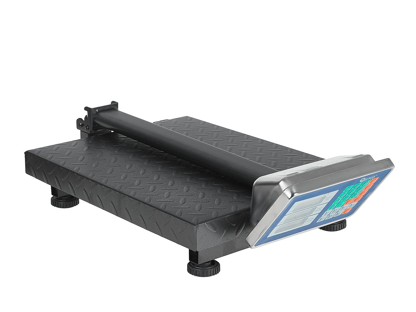 Bilancia a piattaforma con display LCD, portata 300 kg Geko