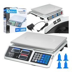 Bilancia elettronica con display LCD, 40 kg GEKO