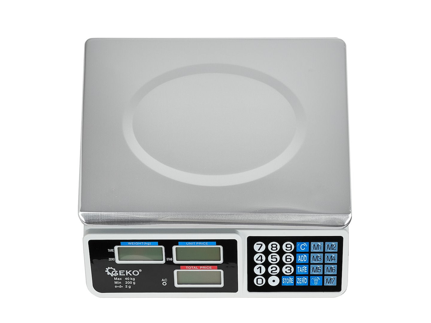 Bilancia elettronica con display LCD, 40 kg GEKO