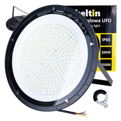 Lampada industriale a LED High Bay 200 w 12000LM  4500 K ,proiettore a LED, IP 65 Keltin