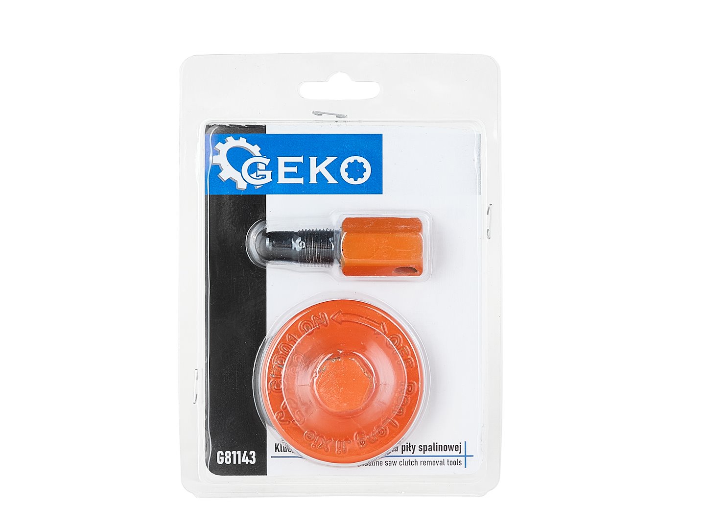 Kit universale per rimozione frizione motosega con arresto pistone, arancione e nero, utensile per smontaggio frizione, pistone arresto motosega