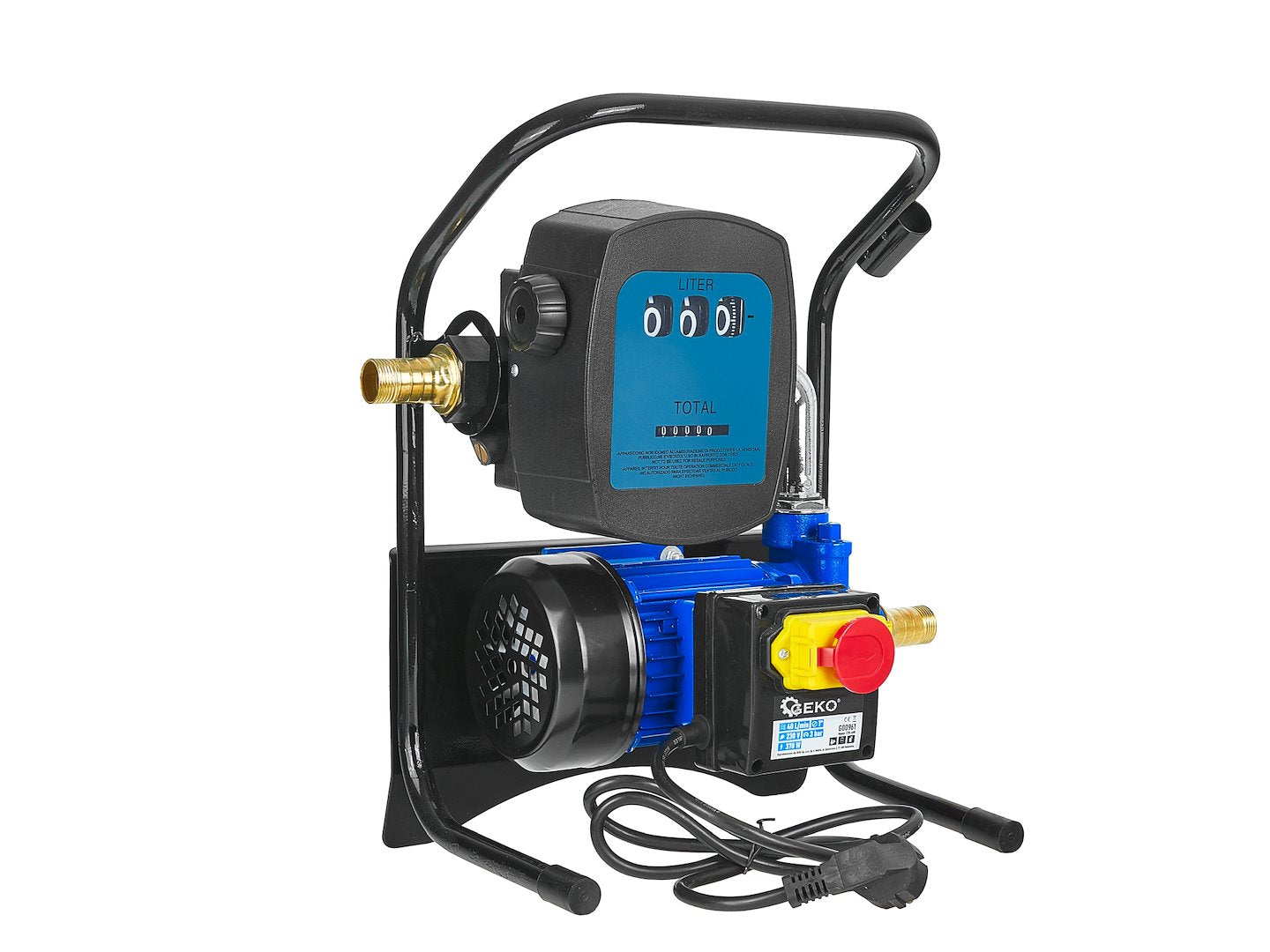 Pompa per trasferimento diesel,pompa travaso carburante diesel CPN 40l/min 370w Geko