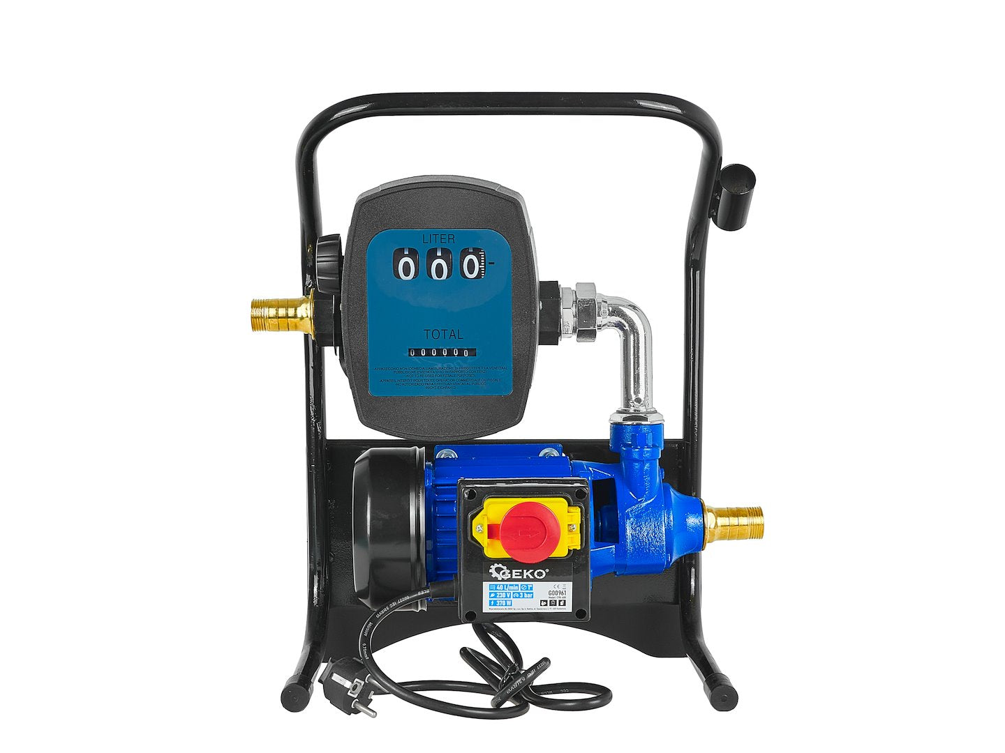 Pompa per trasferimento diesel,pompa travaso carburante diesel CPN 40l/min 370w Geko
