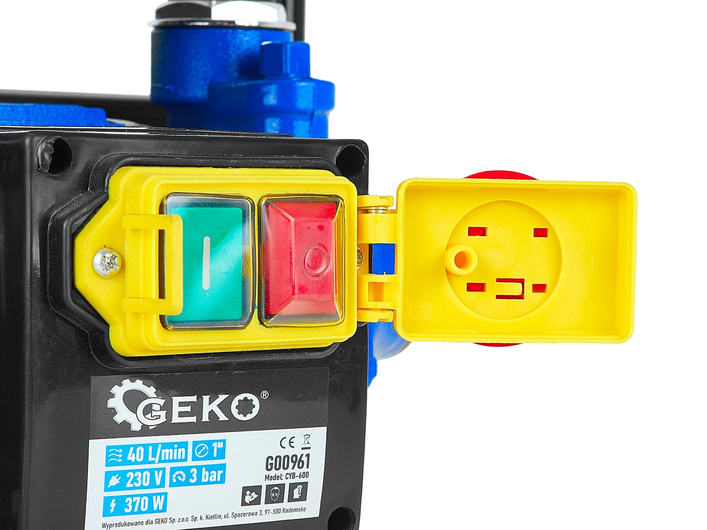 Pompa per trasferimento diesel,pompa travaso carburante diesel CPN 40l/min 370w Geko