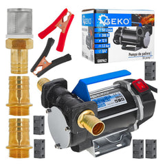 Pompa per trasferimento diesel,pompa travaso carburante diesel 12v 300w Geko