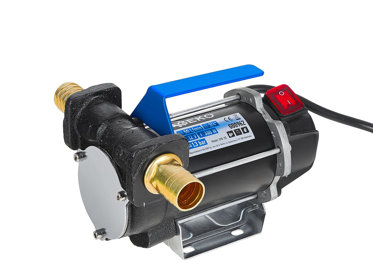 Pompa per trasferimento diesel,pompa travaso carburante diesel 12v 300w Geko