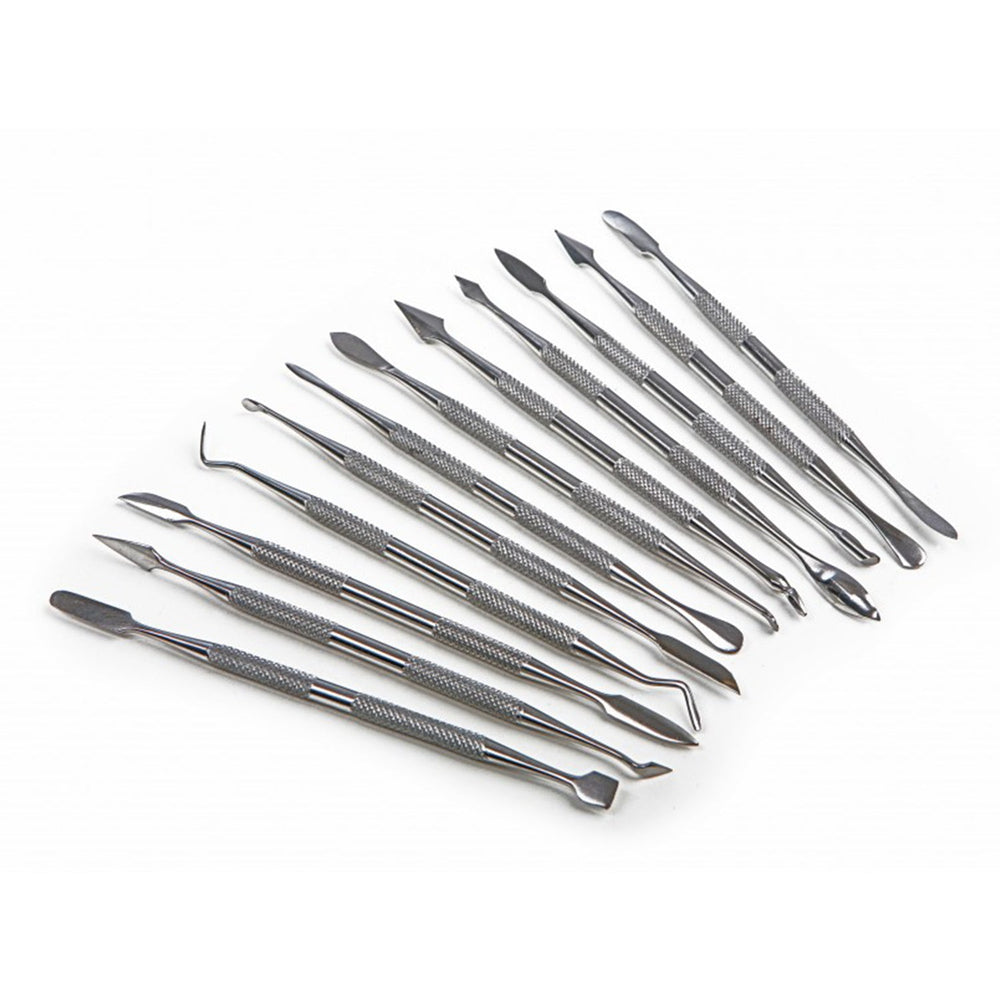 12 pezzi attrezzi scultura argilla,sculpting tool,utensili professionali, ideale per creare sculture e oggetti fai-da-te