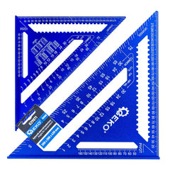 Squadra da falegname professionale - utensili per la lavorazione del legno di alta qualità, squadra per carpentiere, squadra metrica professionale, squadra per misurazioni rapide, 300 x 300 x 430mm