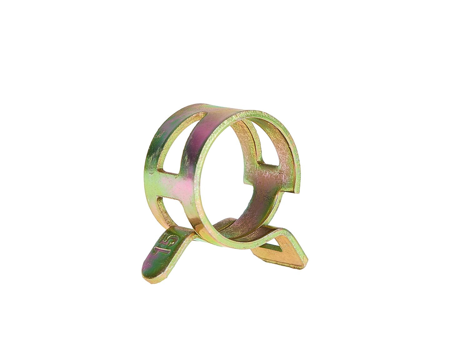 Morsetti per tubi flessibili, morsetti per tubo ad iniezione di carburante, mini fascette stringitubo, clip in acciaio inossidabile per fissaggio di tubo benzina, 135 pezzi Geko