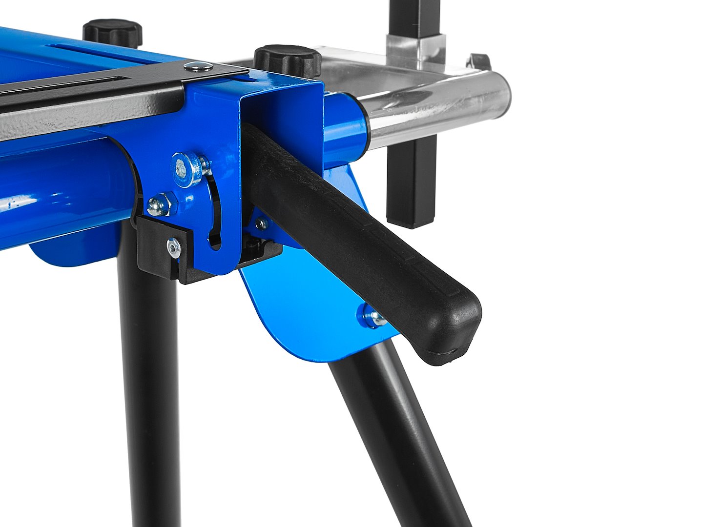Banco da lavoro per sega circolare 200 kg 1000–1650 × 580 × 810–910 mm ,supporto per sega circolare, Geko
