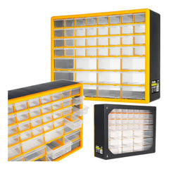 Cassettiera modulare, 44 cassetti, plastica 50 x 16 x 39 cm, Keltin
