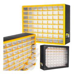 Cassettiera modulare, 64 cassetti, plastica 50X16X39 cm, Keltin