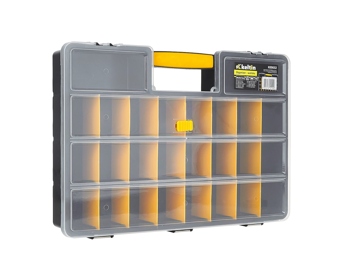 Cassettiera modulare, 26 cassetti, plastica 46X33X7.5 cm, Keltin