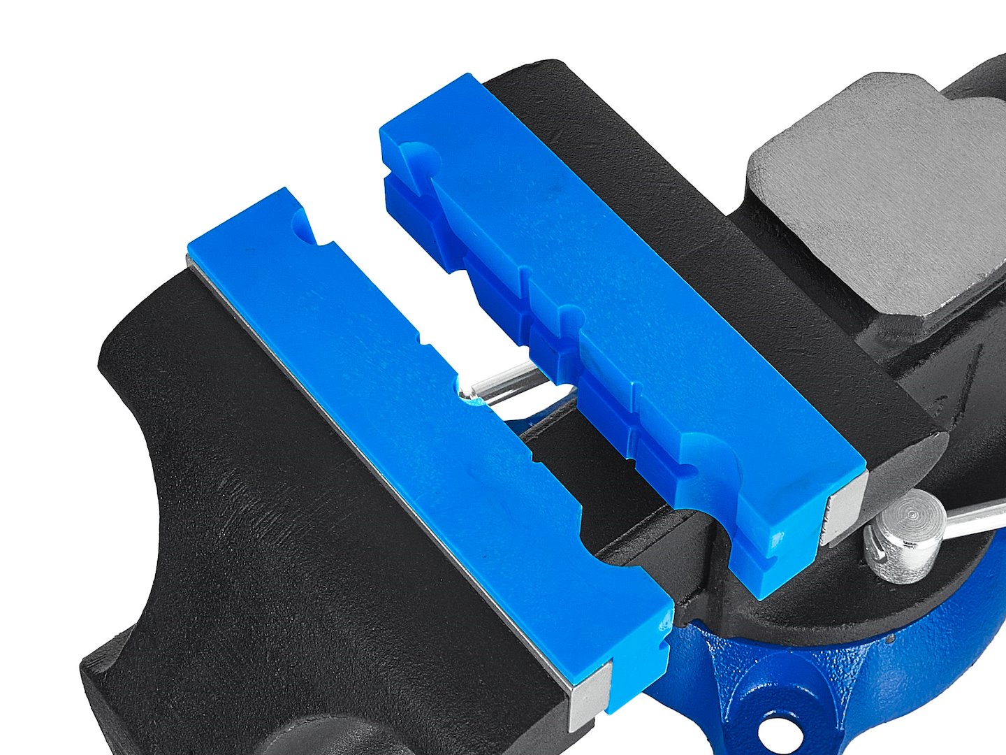 Morsa di precisione da banco con base girevole, morsa da banco rotante-girevole, per impieghi gravosi Heavy Duty, uso domestico commerciale da garage officina, morsa da banco apertura 125 mm Geko