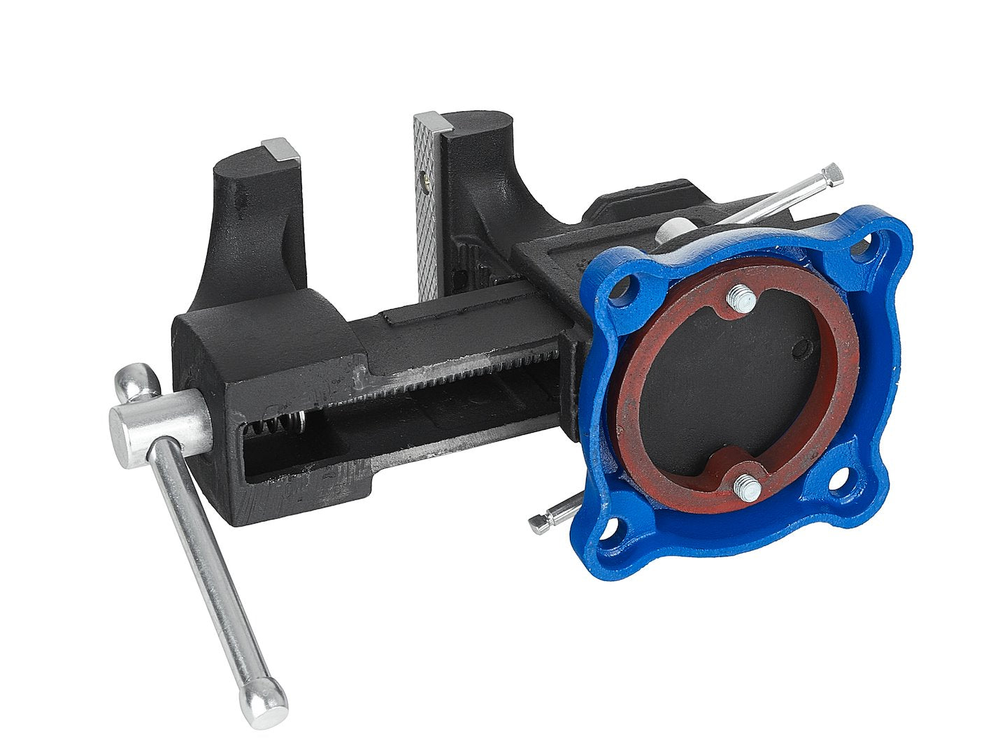 Morsa di precisione da banco con base girevole, morsa da banco rotante-girevole, per impieghi gravosi Heavy Duty, uso domestico commerciale da garage officina, morsa da banco apertura 125 mm Geko