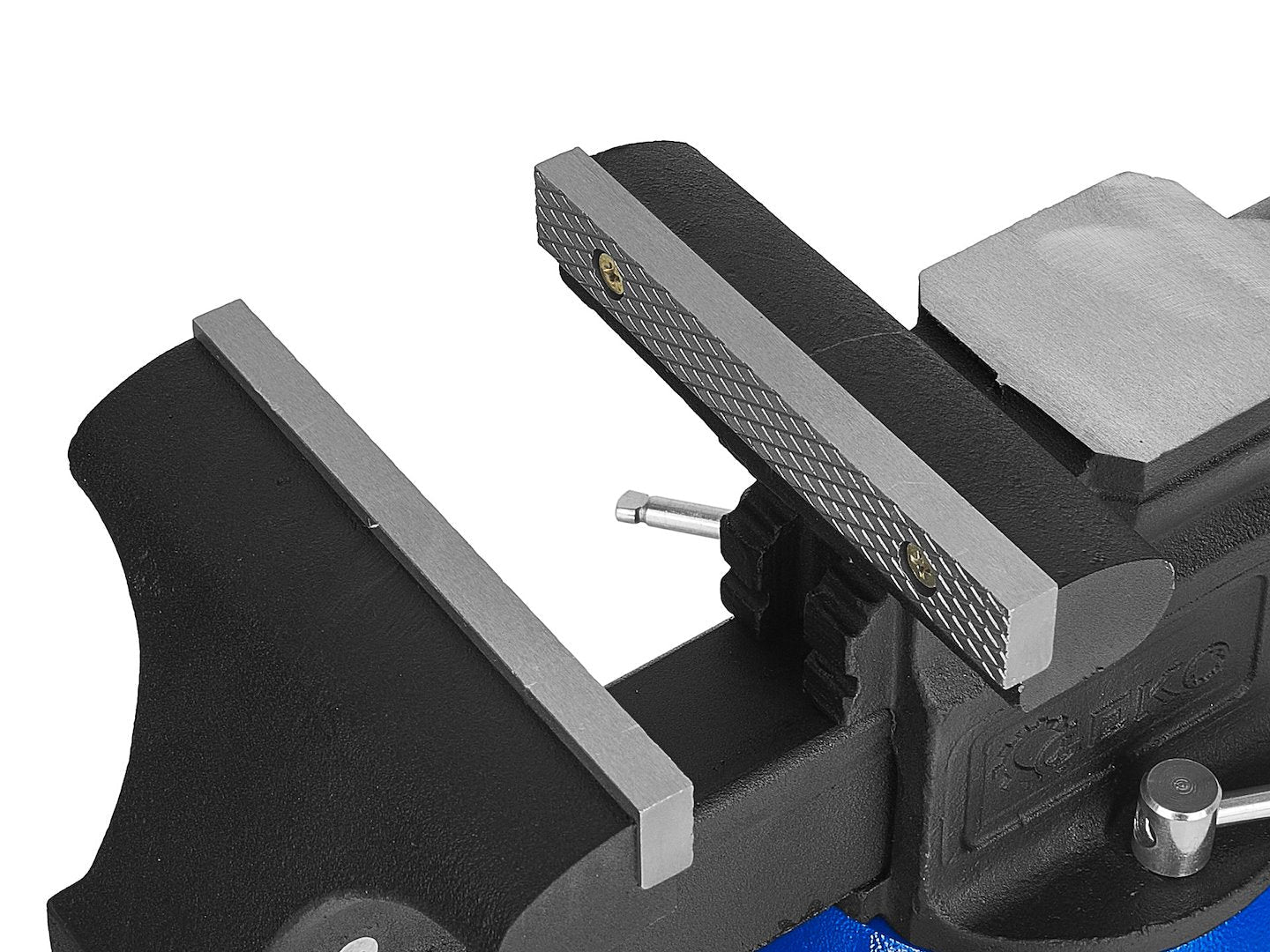 Morsa di precisione da banco con base girevole, morsa da banco rotante-girevole, per impieghi gravosi Heavy Duty, uso domestico commerciale da garage officina, morsa da banco apertura 150 mm Geko