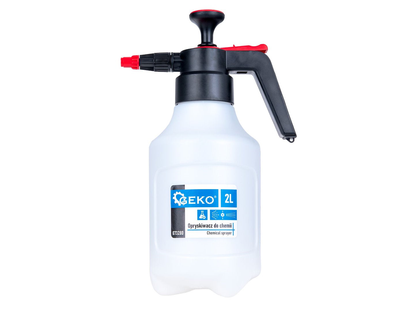 Pompa a pressione manuale  per sgrassanti e pulizia freni , spruzzatore manuale con pompa da 2 litri Geko