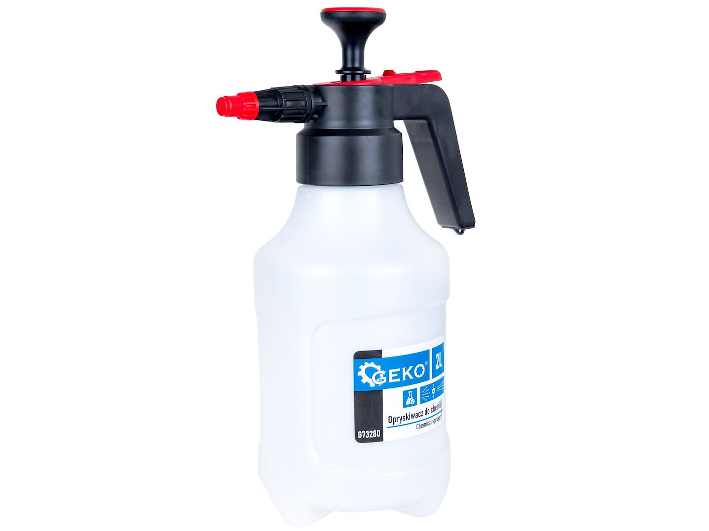 Pompa a pressione manuale  per sgrassanti e pulizia freni , spruzzatore manuale con pompa da 2 litri Geko