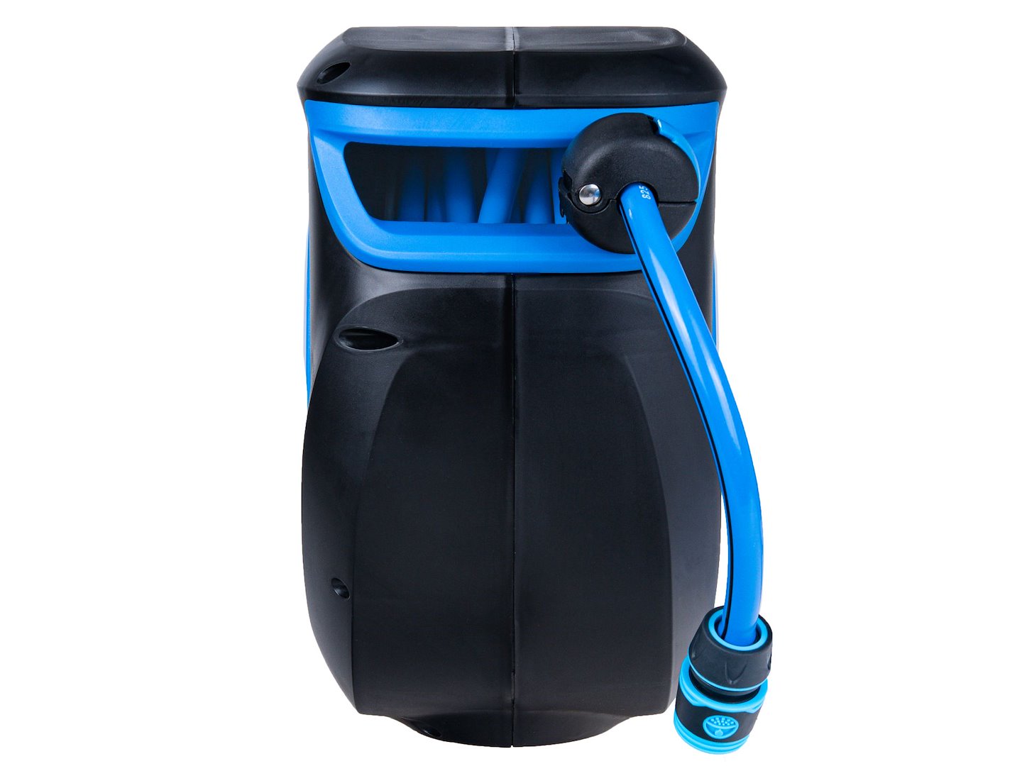 Avvolgitubo automatico da parete, con tubo da giardino con pistola a 7 funzioni  1/2" 20 m SKY-LINE
