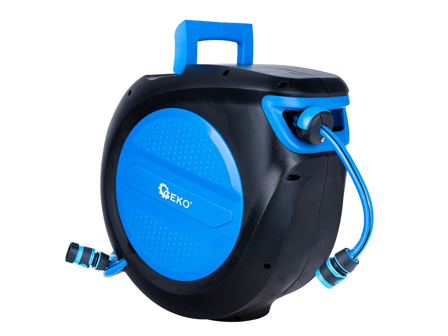 Avvolgitubo automatico da parete, con tubo da giardino con pistola a 7 funzioni  1/2" 30 m SKY-LINE