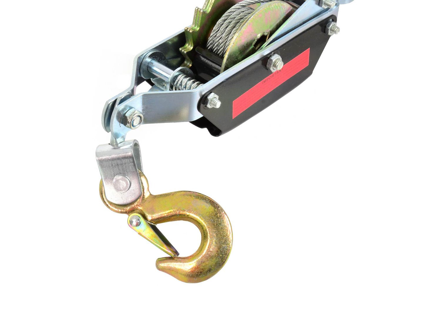 Cinghia a cricchetto con 2 ganci, cinghia di ancoraggio con tenditore a cricchetto e ganci, cinghia fissaggio a cricchetto, fino a 2000 kg, lunghezza 1,8 m