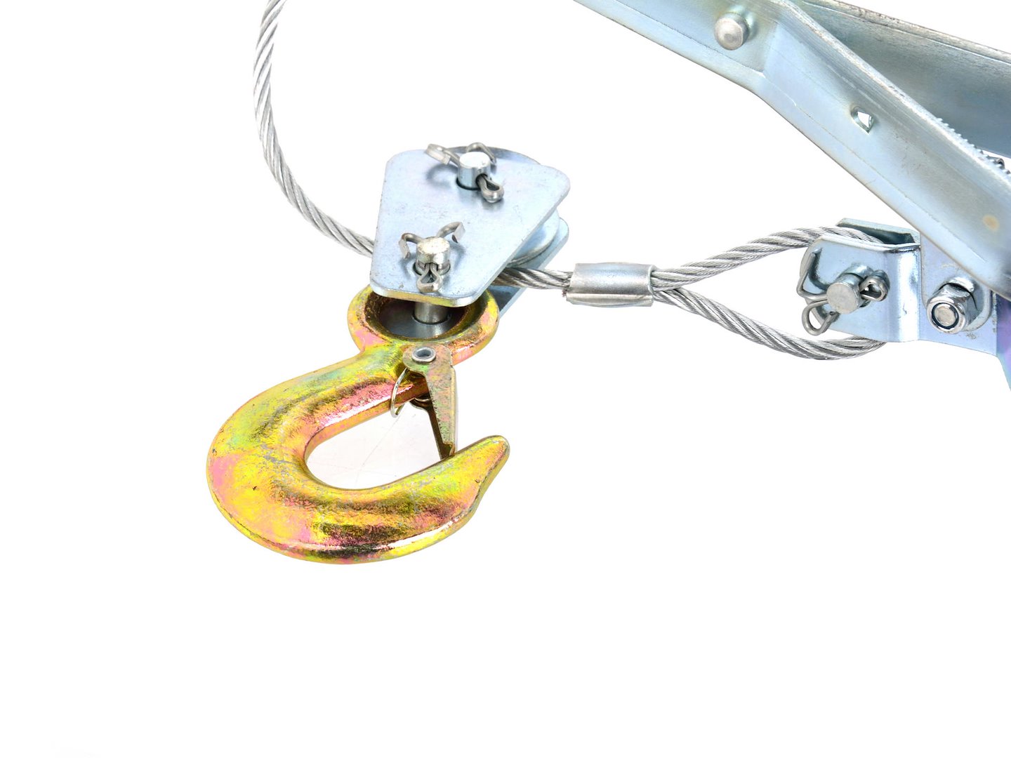 Cinghia a cricchetto con 2 ganci, cinghia di ancoraggio con tenditore a cricchetto e ganci, cinghia fissaggio a cricchetto, fino a 2000 kg, lunghezza 2,5 m