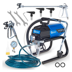 Set pistola per pompa verniciatura idrodinamica SP460 1000 W 210 bar 1.8 litri/min tubo 13 m, ugello 517, attrezzi spruzzo vernice ad alta pressione, spruzzatore idrodinamico, attrezzatura vernice