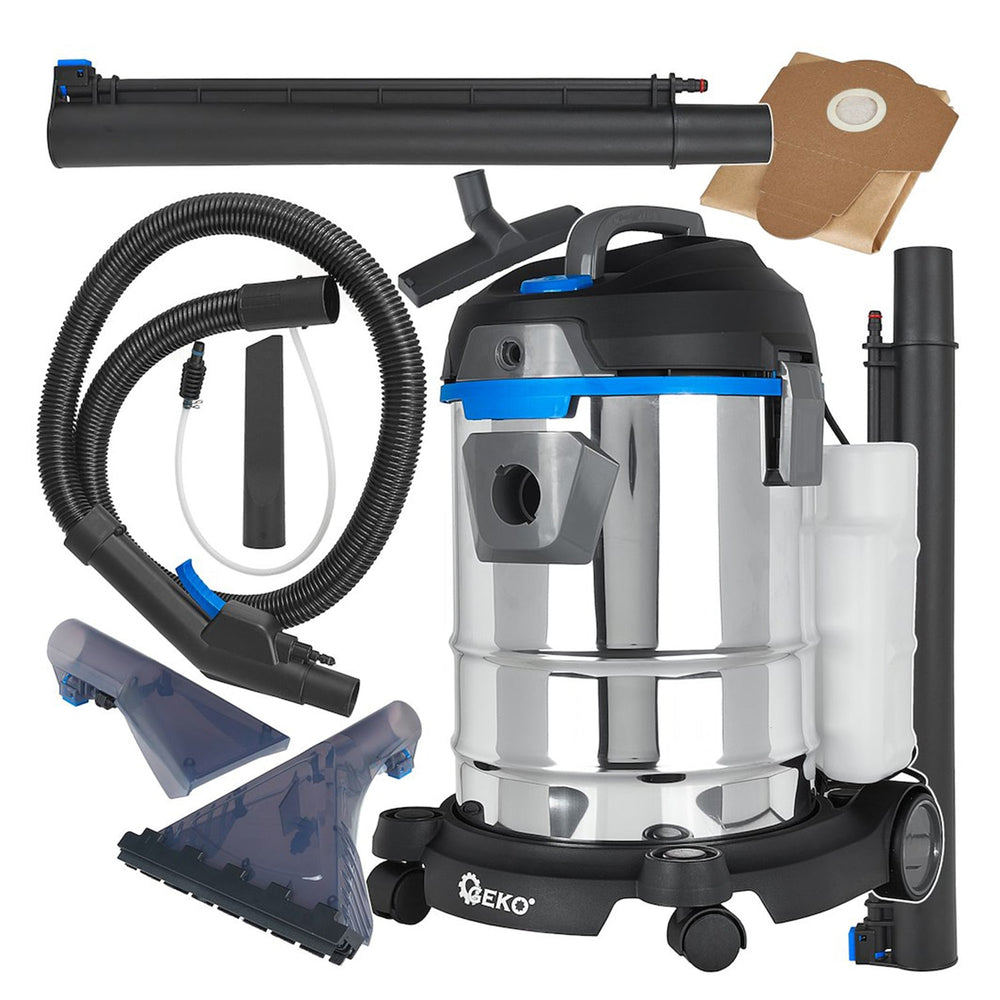 Aspirapolvere solidi e liquidi 1400w 20 litri Geko