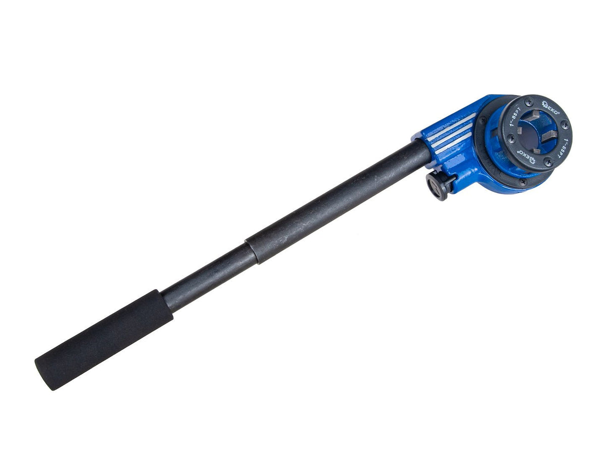 Set-kit filiera manuale a cricco per tubi 3/8''- 1'' Geko