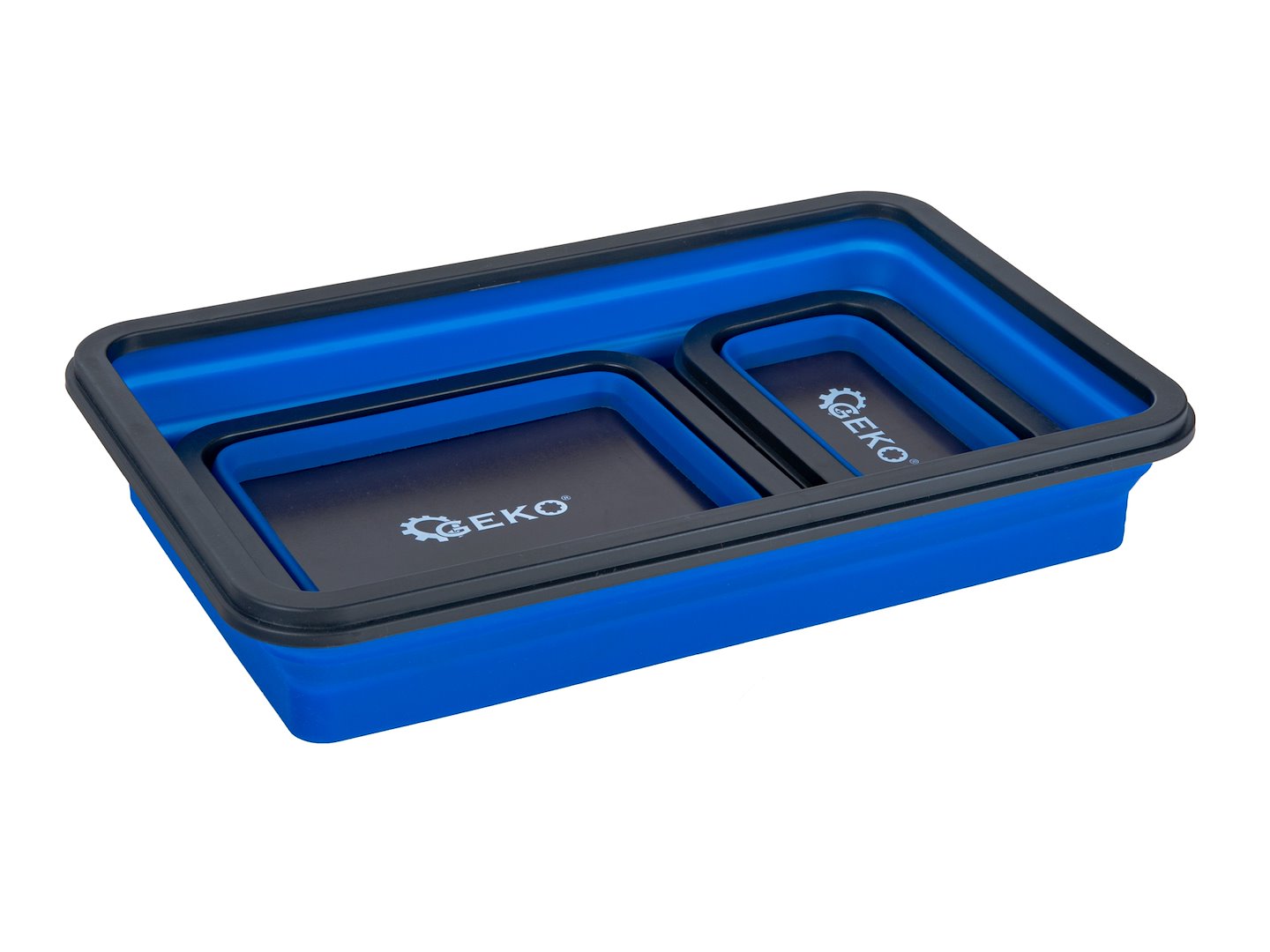 Serie di vaschette magnetiche, silicone pieghevole, 3 pezzi Geko