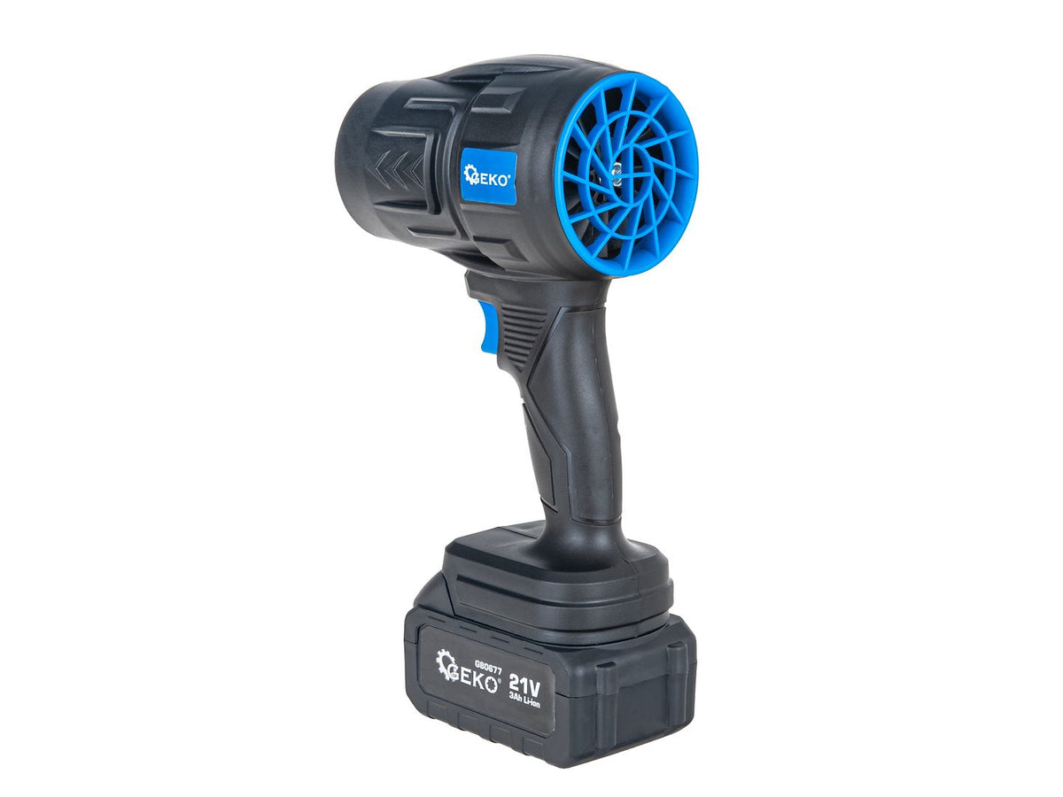 Soffiatore d’aria portatile 21 V con 2 batterie da 4.0 Ah Geko