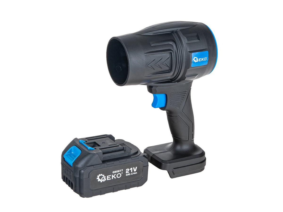 Soffiatore d’aria portatile 21 V con 2 batterie da 4.0 Ah Geko