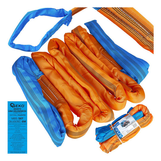 Cinghia di traino professionale 6 m 56 tonnellate per veicoli pesanti Geko