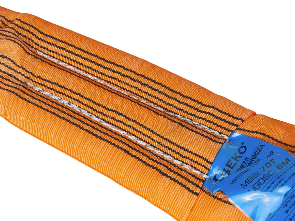 Cinghia di traino professionale 6 m 70 tonnellate per veicoli pesanti Geko