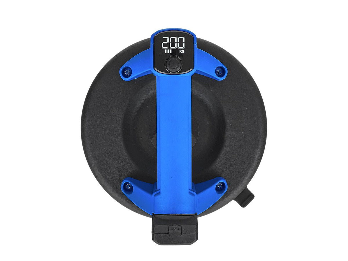 Ventosa elettrica a batteria 210 mm – 3.7 V, 4.0 Ah, portata 200 kg Geko