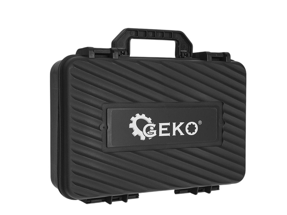 Smerigliatrice angolare a batteria 21 V – 125 mm, 950 W, 2 × 4.0 Ah Geko
