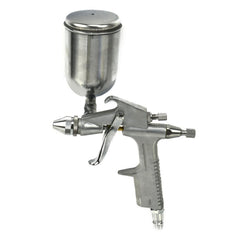 Pistola verniciatura professionale, pistola a spruzzo ad alta efficienza buona atomizzazione pistola da spruzzo, con ugello, mini aerografo bassa pressione da K-3 200 ml serbatoio a caduta, Geko