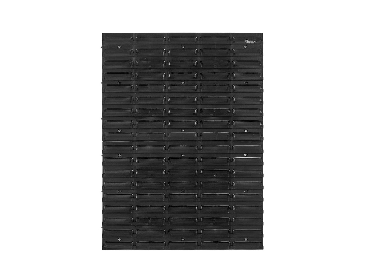 Pannello forato portautensili, portaoggetti,organizzatore da parete con contenitori/cassette, portattrezzi per garage e officina, 576 x 780 mm Geko
