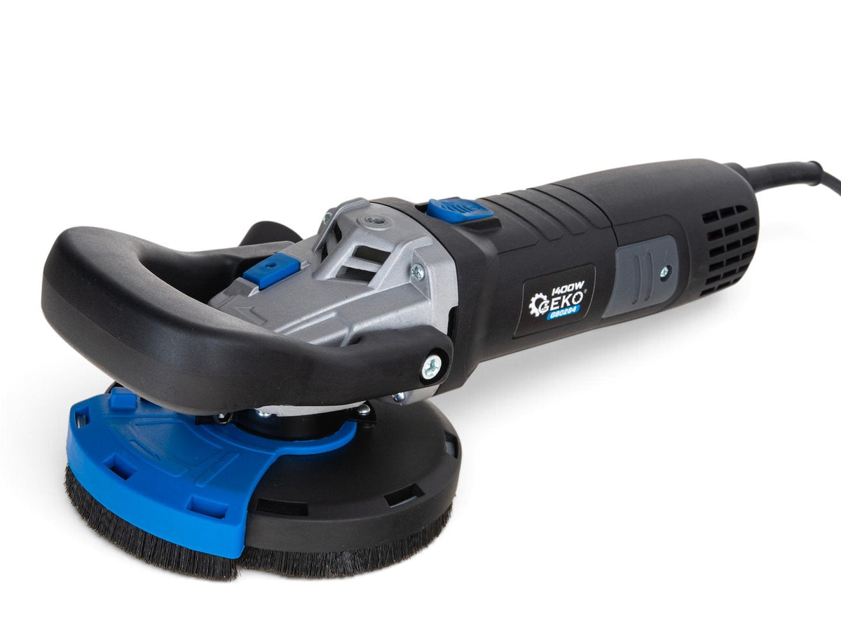 Levigatrice per calcestruzzo, 125 mm, con valigetta, velocità regolabile, 1400 W Geko