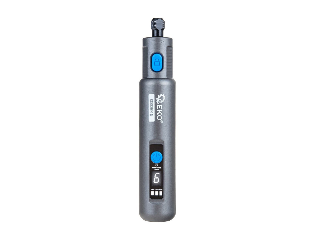 Mini smerigliatrice a batteria con accessori, 3.6 V, 1500 mAh Geko
