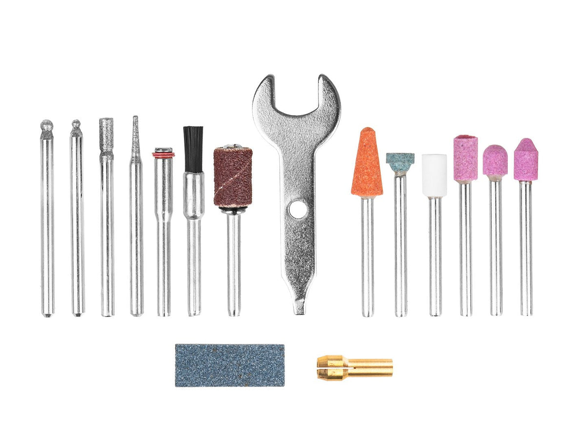 Mini smerigliatrice a batteria con accessori, 3.6 V, 1500 mAh Geko