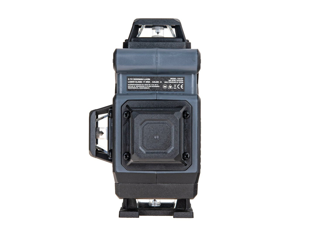 Livella laser 4d 360° con 2 batterie ricaricabili e treppiede