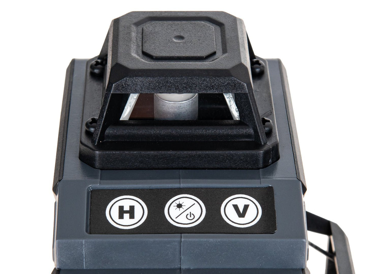 Livella laser 4d 360° con 2 batterie ricaricabili e treppiede