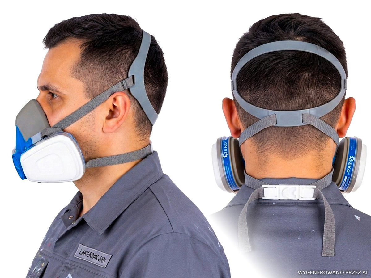 Maschera per verniciatura a spruzzo Geko