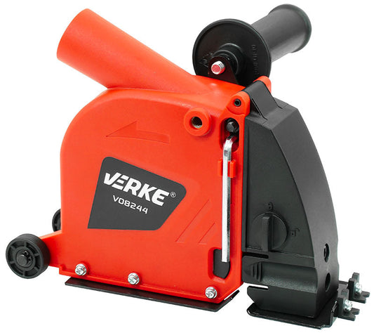 Protezione antipolvere con raccordo per smerigliatrici angolari 115 mm e 125 mm Verke