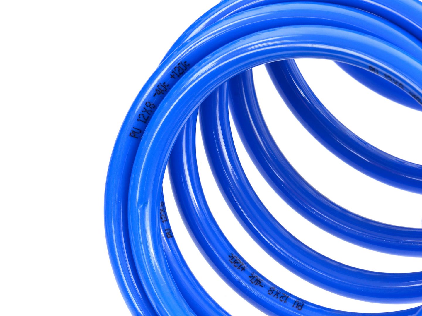 Tubo a spirale per aria compressa, 15 m con attacchi rapidi diametro 8–12 mm Geko
