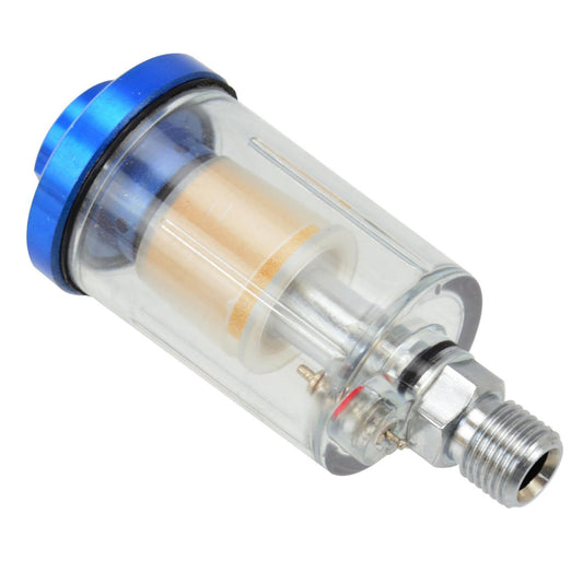Mini filtro aria compressa, separatore trappola acqua, attacco 1/4", filtro separatore acqua, mini filtro separatore olio-acqua, separatore d'acqua aria compressa per pistola per verniciatura-pistola a vernice