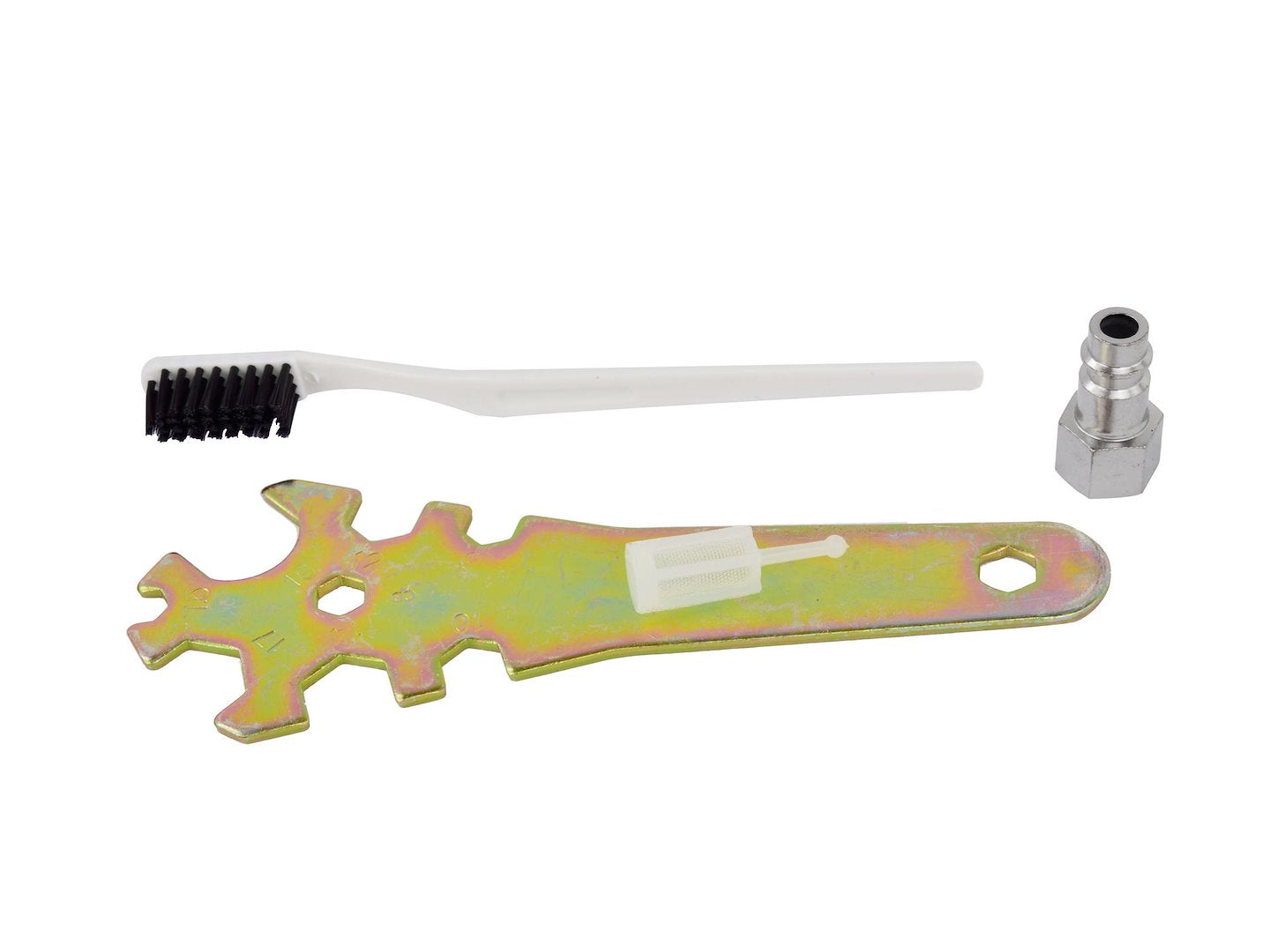 Pistola a spruzzo pneumatica con regolatore di pressione valvola di controllo dell'aria, manometro e filtro separatore sifone per acqua compressore,pistola di verniciatura con separatore filtro trappola acqua olio, filettatura standard 1/4", Geko